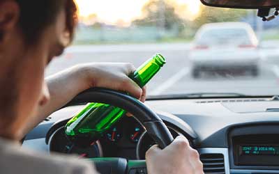 Highway Drunk Driving Rear-End Crash
