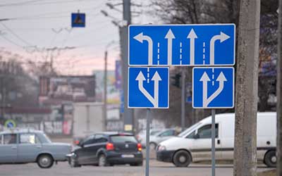 Unsafe Lane Change Crash