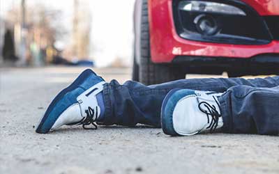Pedestrian Struck in Parking Lot