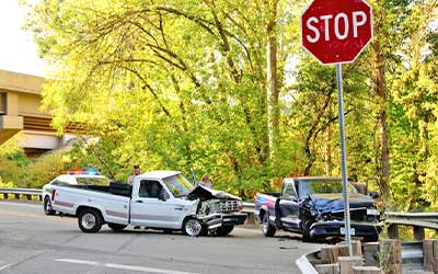 Stop Sign Intersection Accident