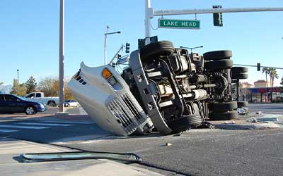 Unsafe U-Turn Work Truck Accident